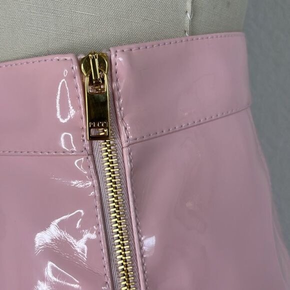 Emilio Pucci Patent Leather Mini Skirt Pink - Picture 6 of 15